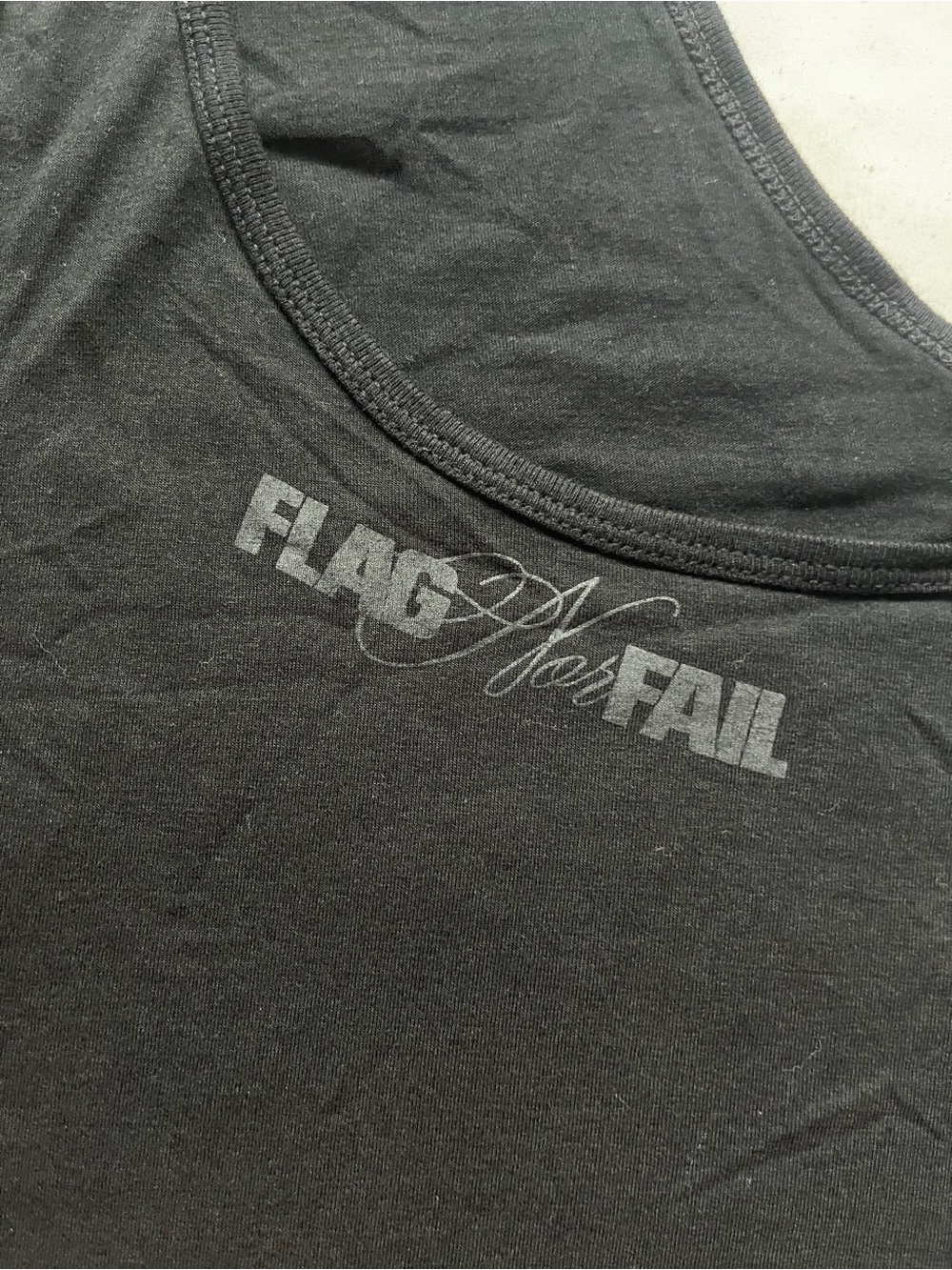 Flag Nor Fail Graphic Racerback Tank Top - Picture 3 of 5